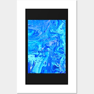 Typhoon Abstract Acrylic Pour Painting Posters and Art